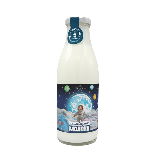 Молоко ПЛОМБИРНОЕ безлактозное с собственной фермы 2,5% (0,5 л.)