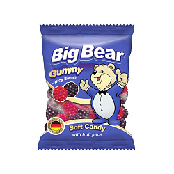 Жевательный мармелад Big Bear «Сочные Ягоды» с фруктовым соком ТУРЦИЯ