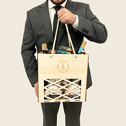 Подарочный набор в эксклюзивном деревянном пакете